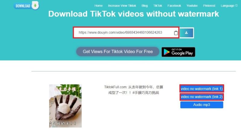 download TikTok mp3